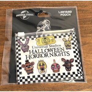 Five Nights At Freddy's FNAF Lanyard Pouch Universal Halloween Horror Nights